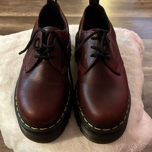 AUDRICK BRANDO LEATHER PLATFORM SHOES. Size 6. Brand new with box.